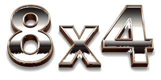 8x4 logo